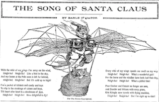 Illustration for article titled Santa Claus Builds A Flying Machine
